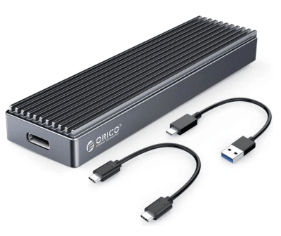 Cofre para Disco SSD M.2 NVMe USB 3.1 / USB 3.0 Orico 3