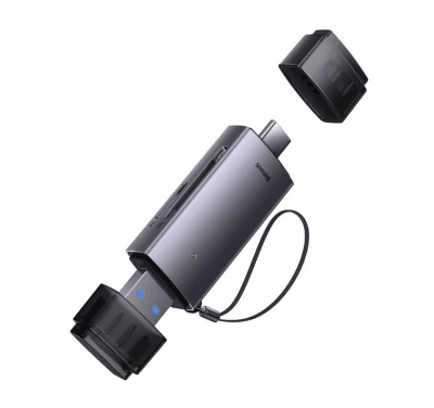 Lector de Tarjetas 2 en 1 USB / USB-C - MicroSD / SD / TF Baseus1