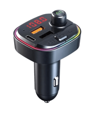 Receptor y Transmisor Bluetooth Auto - FM / MP3 / USB-C + 2 USB 3.0 2