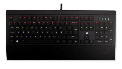 Teclado Gamer GK500 Qwerty Español Latinoamérica HP