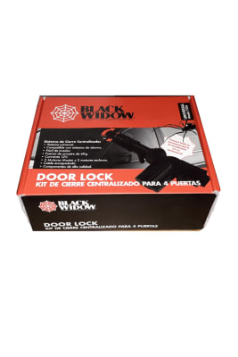 Kit de Cierre Centralizado para 4 Puertas Black Widow