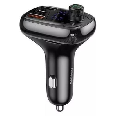 Transmisor Bluetooth 5.0 Auto FM / MP3 / USB + USB-C + Micro SD Baseus