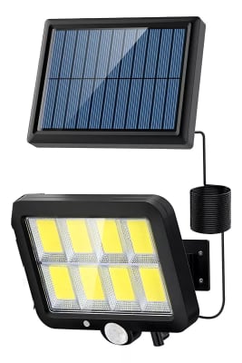 Foco Exterior Solar LED 100W Sensor de Movimiento Adkar