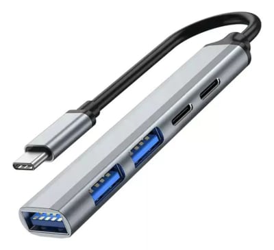 Hub 5 Puertos Ultra Slim Conector USB-C