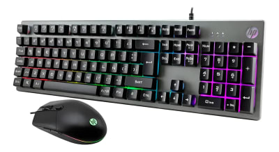Kit de Teclado y Mouse Gamer KM300F Español HP1