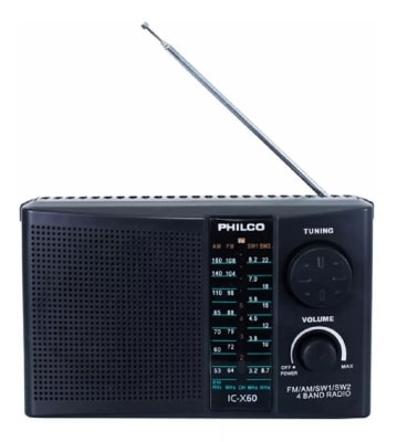 Radio Portátil AM/FM IC-X60 Philco