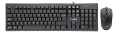 Kit de Teclado y Mouse Alámbrico K4500 Philco1