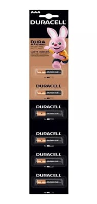 Pilas Alcalinas Tamaño AAA x 6 Unidades Duracell
