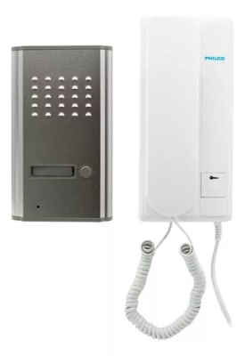 Portero Eléctrico Citófonos + Frente Metálico Philco1