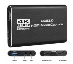 Capturadora de Video Audio Mic 4K Ultra HD - HDMI a USB 3.0 Brotech Choizes 2