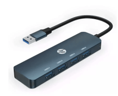 Hub 4 Puertos USB 3.0 5Gbps 5V HP 0