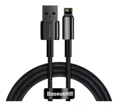 Cable USB-A a iPhone Lightning Tungsten Gold 1 Metro Baseus 0