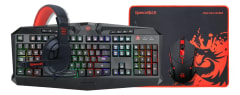 Kit Gamer 4 en 1 Teclado + Mouse + Mouse Pad + Audífonos S101-BA Redragon 0