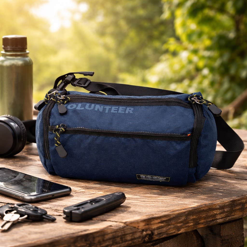 Bolso Banano Blue Navy Seaman | Volunteer4