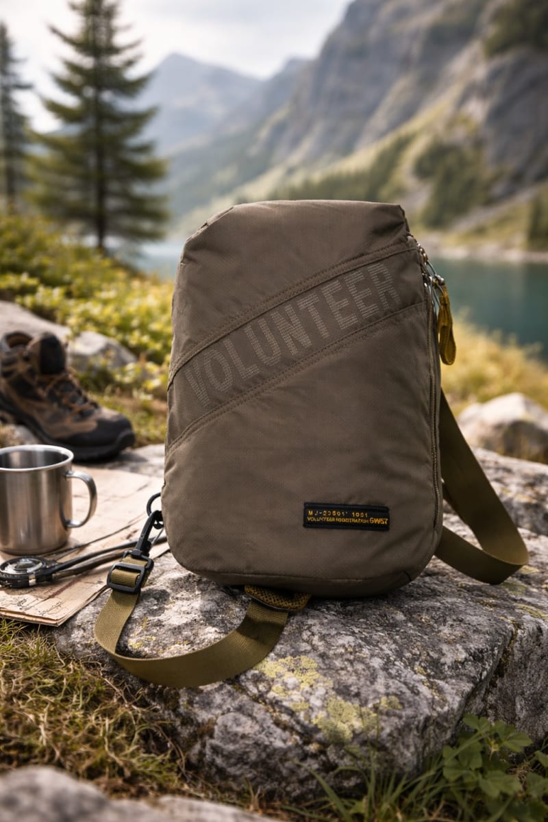 Bandolera Compacta Commodore Green | Volunteer4