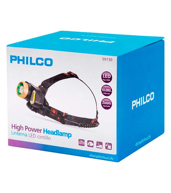 Linterna LED Cintillo Philco4