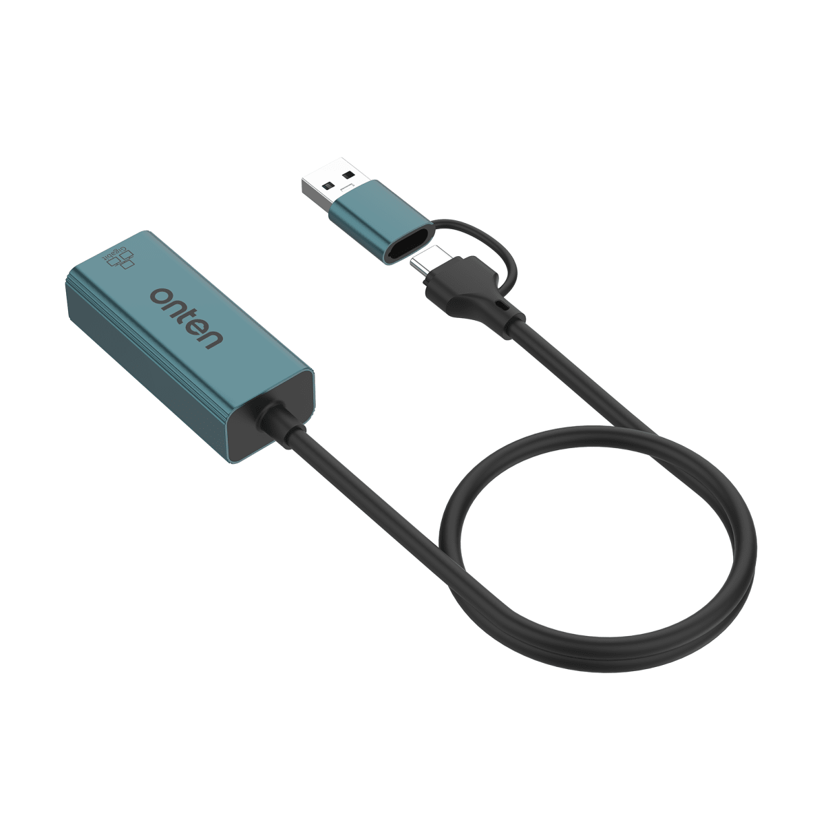 Adaptador USB-C/USB-A a RJ45 Onten2