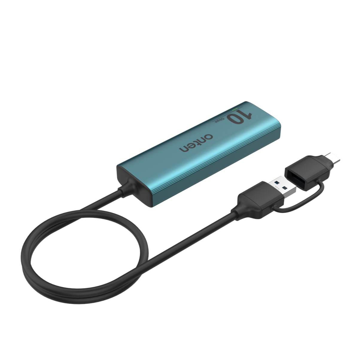 Hub 5 en 2 de 4 Puertos USB 3.2 Gen 2 10G con Cargador Onten2