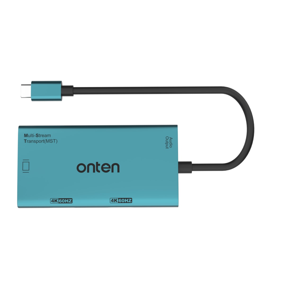 Adaptador de Video USB-C a VGA/HDMIx2/Jack 3,5mm Onten3