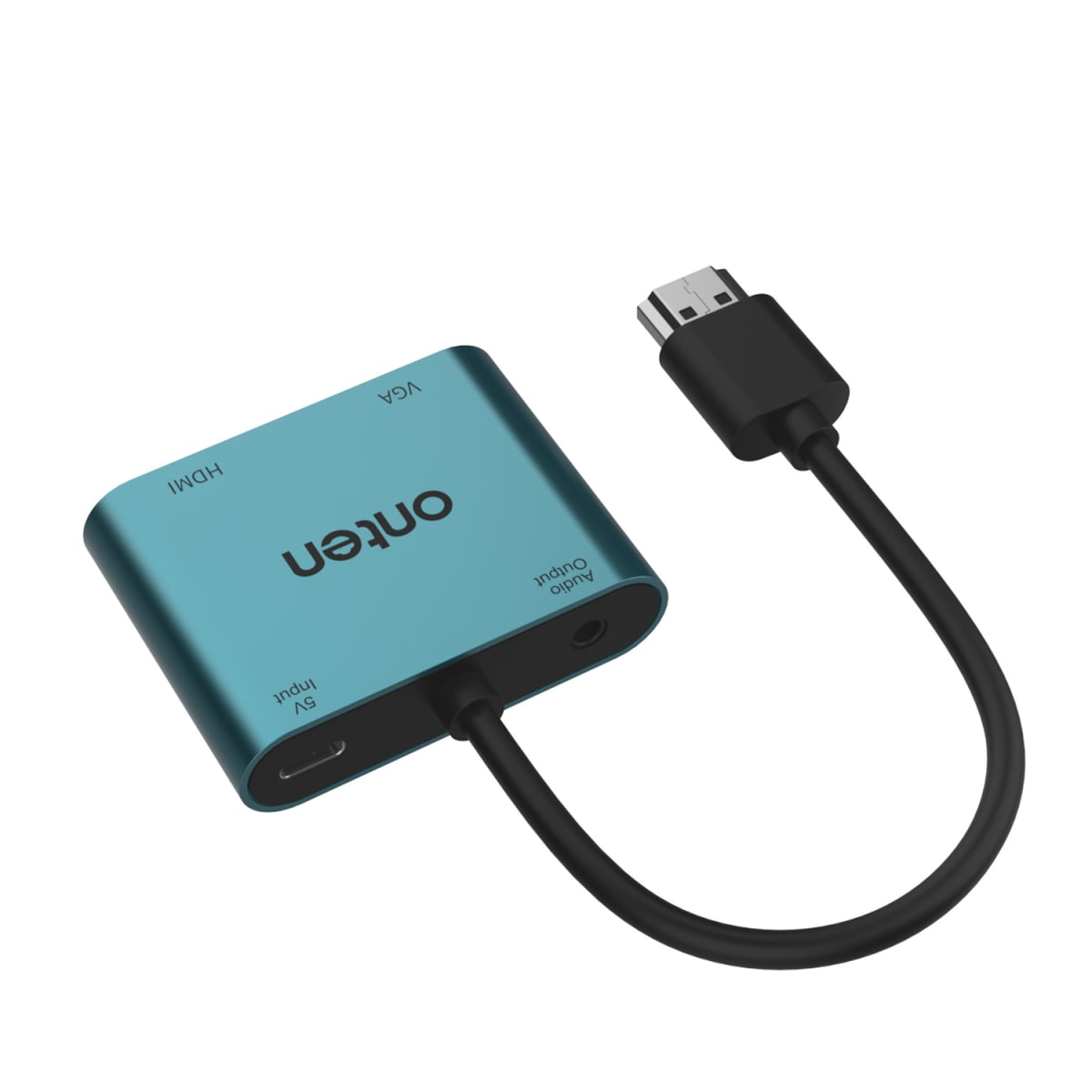 Hub 4 en 1 HDMI a HDMI/VGA/Jack 3,5 mm/USB-C Hembra Onten2