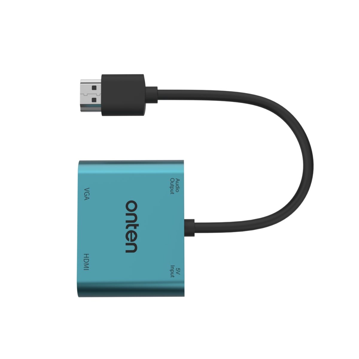 Hub 4 en 1 HDMI a HDMI/VGA/Jack 3,5 mm/USB-C Hembra Onten3