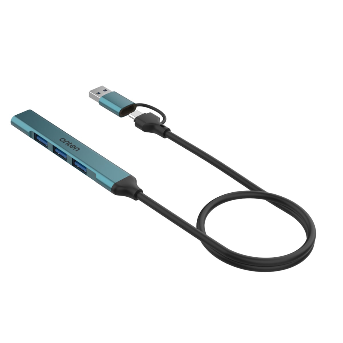 Hub 4 en 2 de 4 Puertos USB Onten2