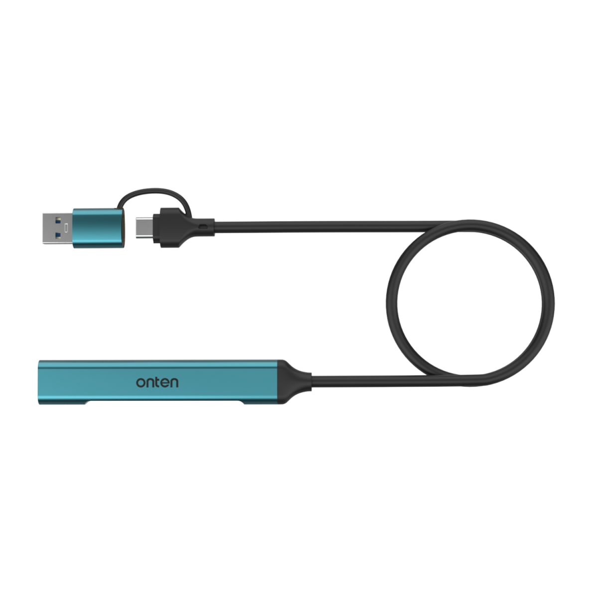 Hub 4 en 2 de 4 Puertos USB Onten3