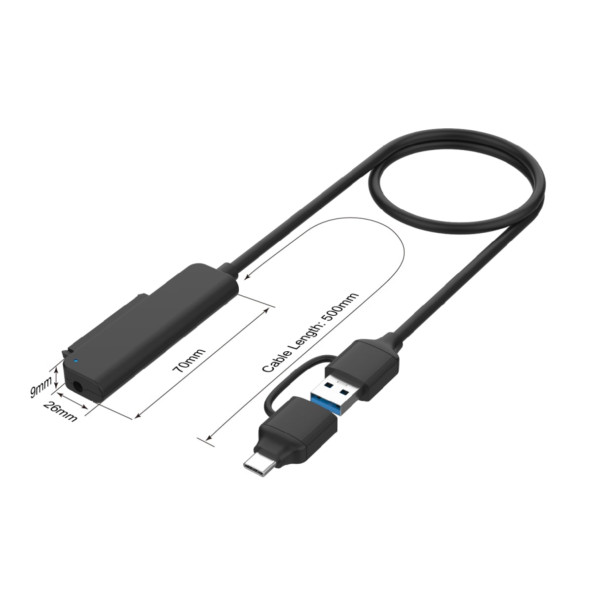Adaptador USB-C/USB 3.0 a SATA Onten4