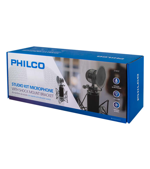 Kit Micrófono Studio con Soporte Philco5
