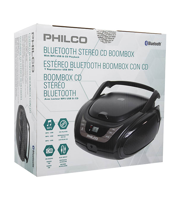 Radio Boombox Bluetooth CD/USB BT20BT Philco4