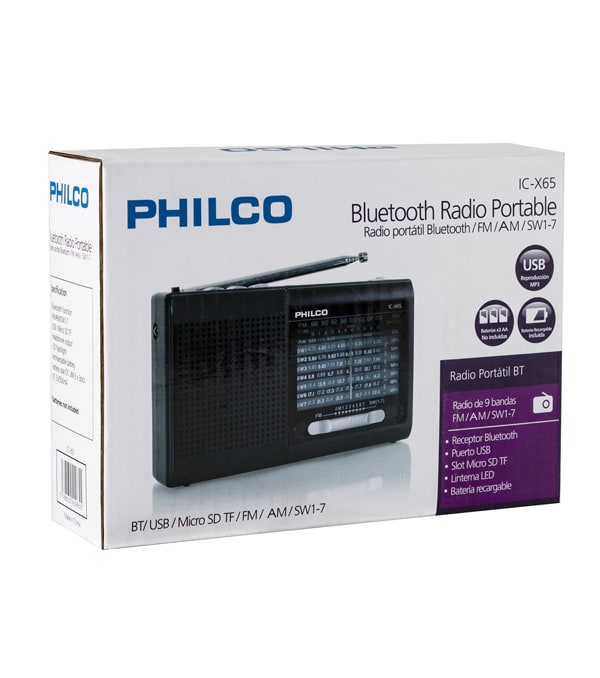 Radio Portátil Multibanda ICX65 Philco4