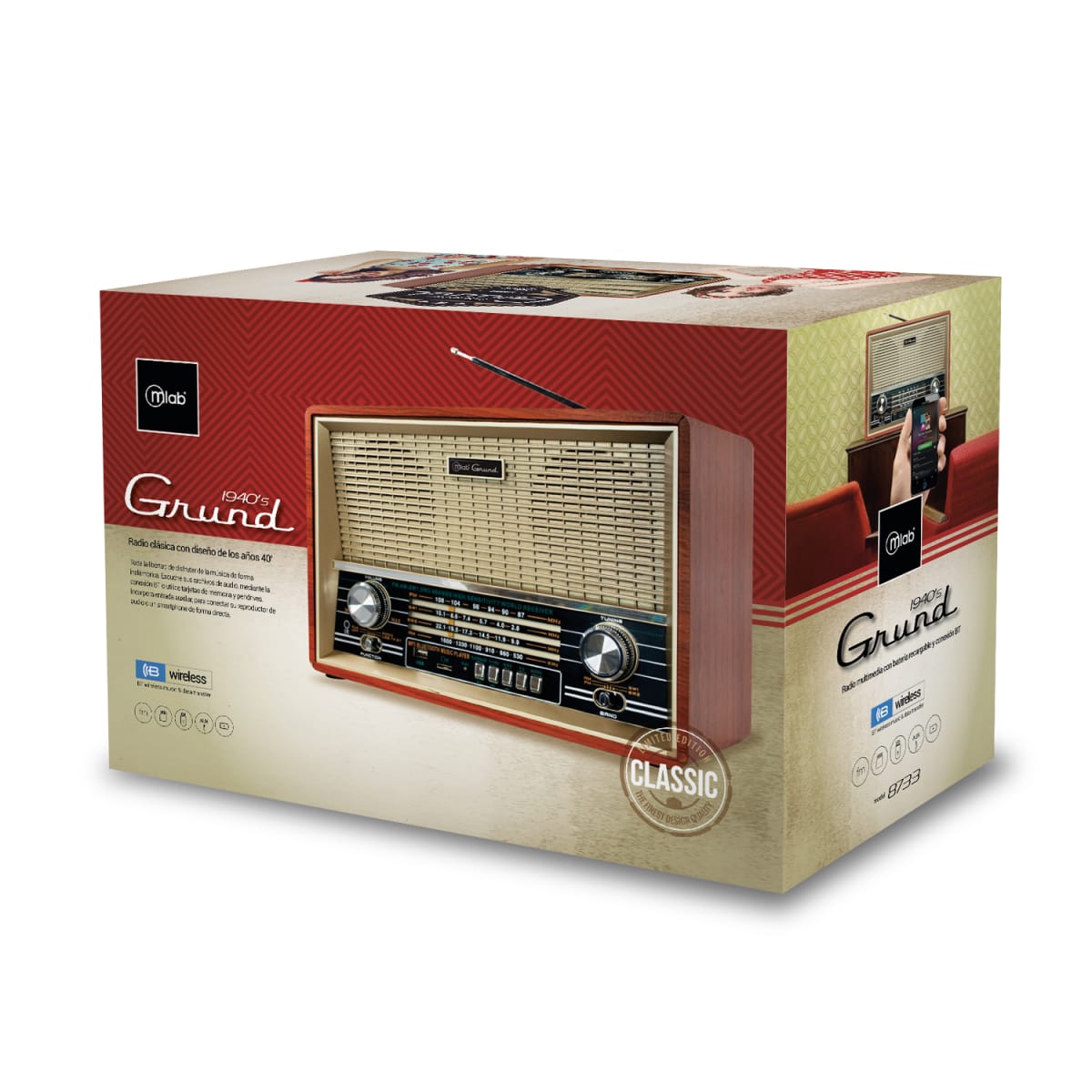 Radio Retro Grund 1940´s Mlab7
