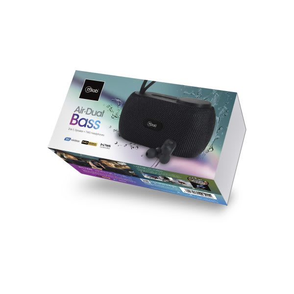 Parlante + Audífonos TWS Air Dual Bass Mlab9