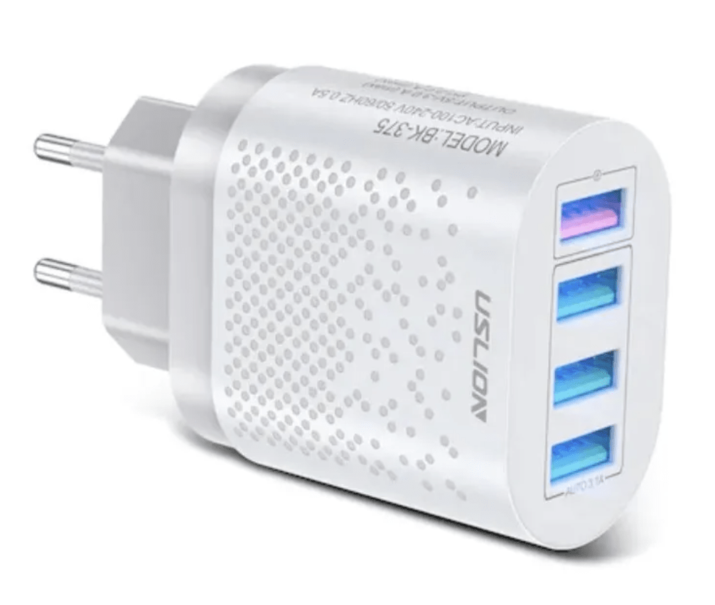 Cargador de 4 Puertos Quick Charge 3.0 48w Uslion2