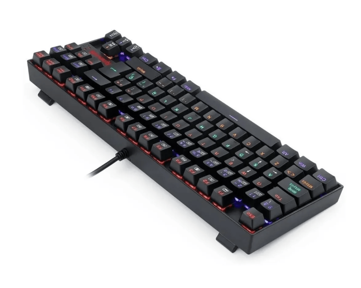 Teclado Gamer Kumara K552 Outemu Red Español con Luz Rainbow Redragon3