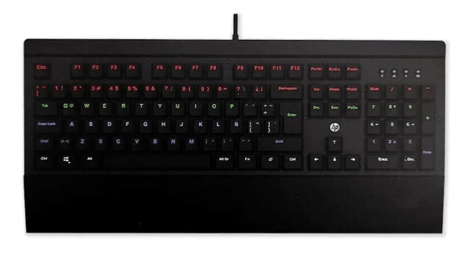 Teclado Gamer GK500 Qwerty Español Latinoamérica HP2