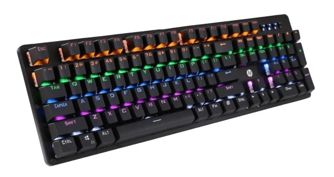 Teclado Gamer Mecánico GK100 Blue Español HP1