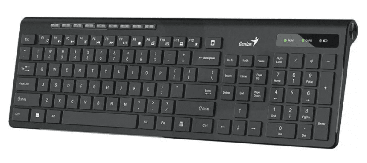 Teclado Inalámbrico Slimstar 7230 Español Genius1