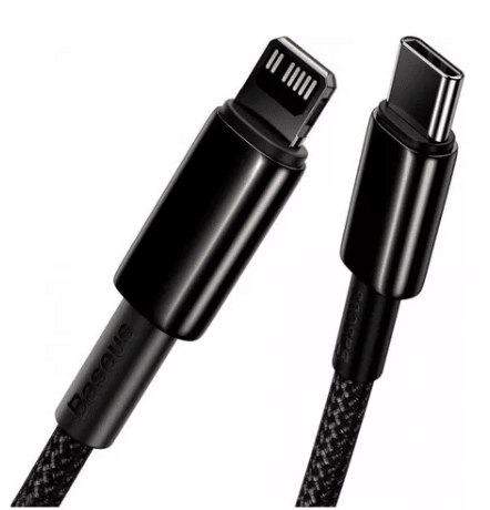 Cable USB-C a iPhone Lightning Tungsten 2 Metros Baseus1