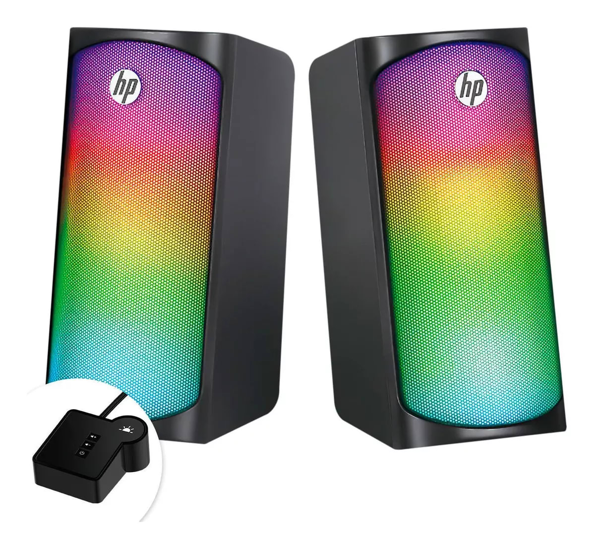 Parlantes Gamer DHE-6004 RGB 220V HP2