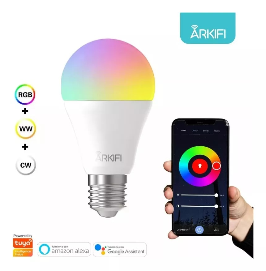 Ampolleta Inteligente RGB + CCT AK-A60 Arkifi2