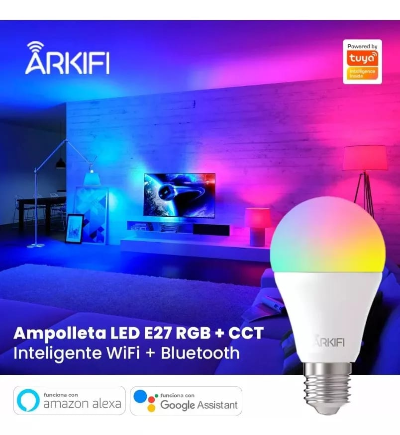 Ampolleta Inteligente RGB + CCT AK-A60 Arkifi4