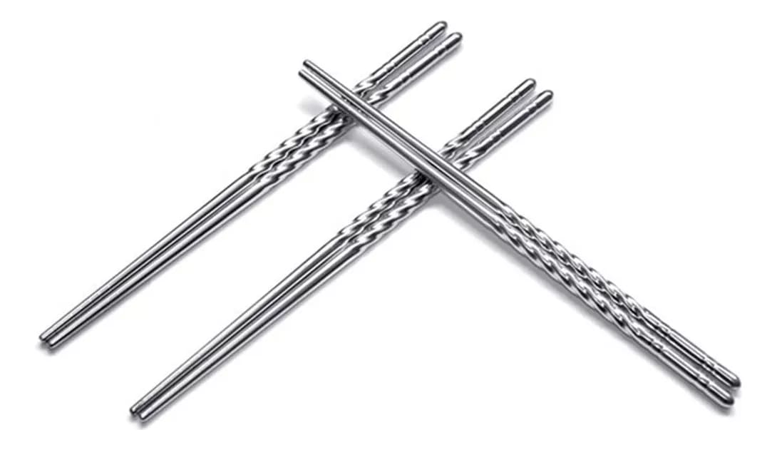 Juego de Palillos Chinos Acero Inoxidable1