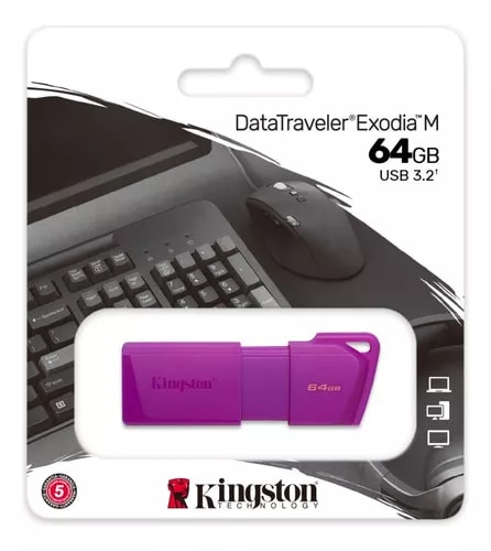 Pendrive DataTraveler Exodia M USB 3.2 64GB Kingston5