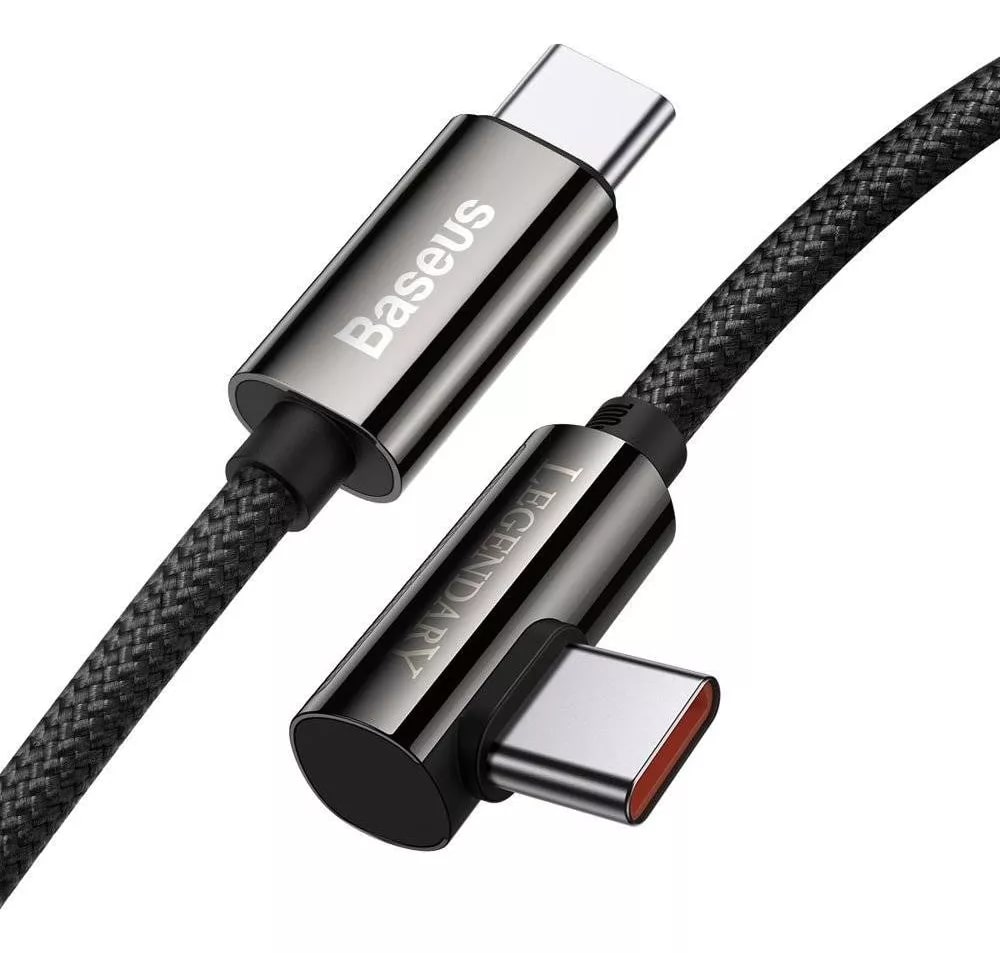 Cable USB-C a USB-C Legend Series Elbow Carga Rápida 100W Baseus2