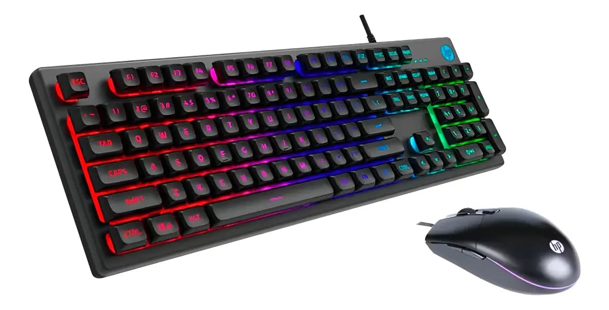 Kit de Teclado y Mouse Gamer KM300F Español HP2