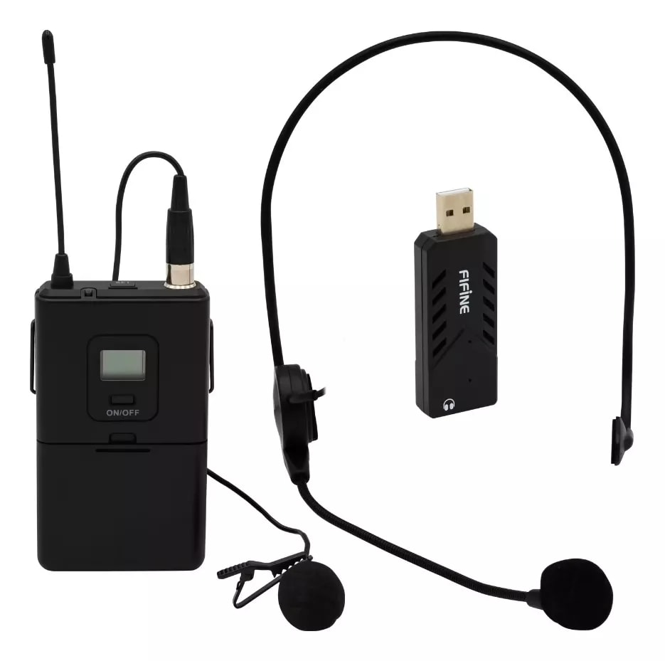 Micrófono Inalámbrico Solapa Lavalier K031B Fifine4