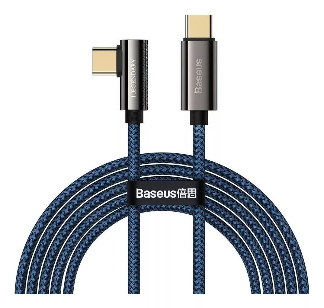 Cable USB-C a USB-C Legend Series Elbow Carga Rápida 100W Baseus3