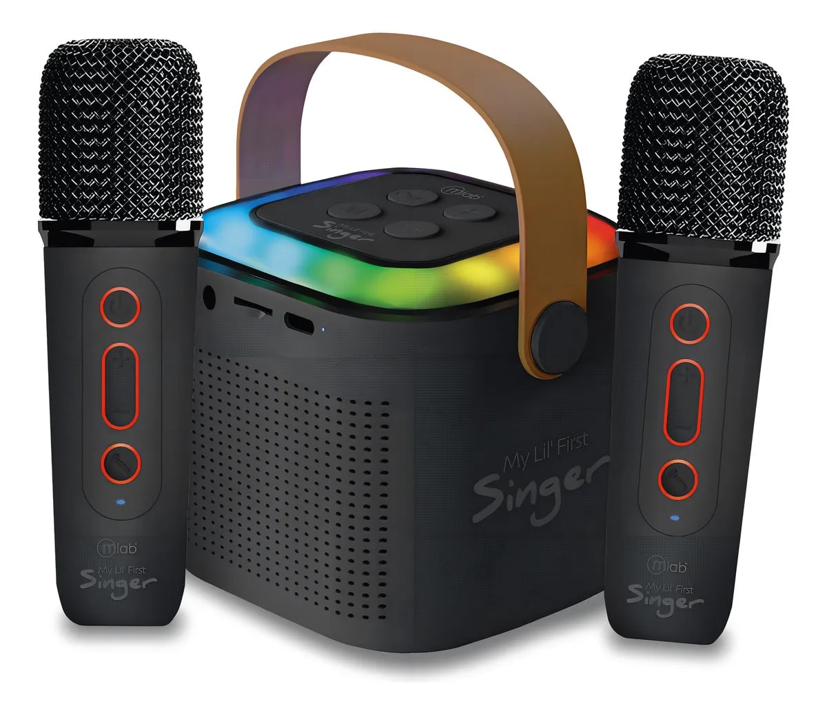 Parlante Karaoke My Lil First Singer 2 + 2 Micrófonos Inalámbricos Mlab6