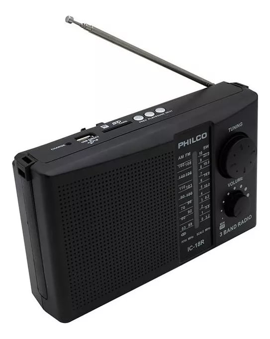 Radio Recargable AM/FM IC-18R Philco2